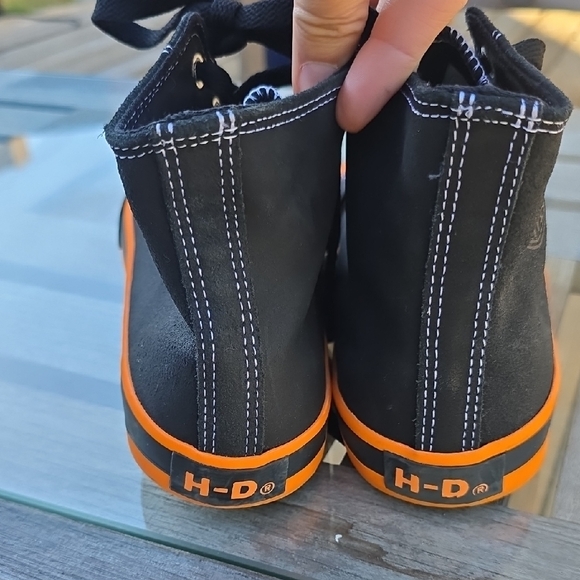 Mens Harley-Davidson High Top Sneakers Size 8.5 - Picture 4 of 6